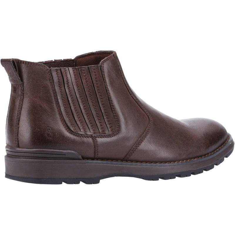 Hush Puppies Gary Botas Marrones De Hombre De Cuero Sintético