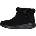 Skechers On-the-GO Stellar Cozy Step Botas De Cuero Negro Para Mujer