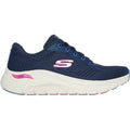 Skechers Arch Fit 2.0 Big League Zapatillas De Deporte De Mujer En Azul Marino/Multicolor