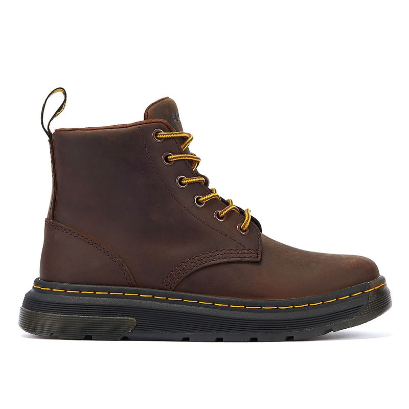 Dr. Martens Botas Crewson Chukka Crazy Horse Marrón Oscuro