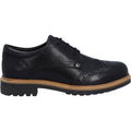 Hunter Cawdor Zapatos Negros Brogues De Cuero Para Hombre