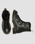 Dr. Martens 1460 Lace To Toe Botas Negras De Cuero Para Mujer.