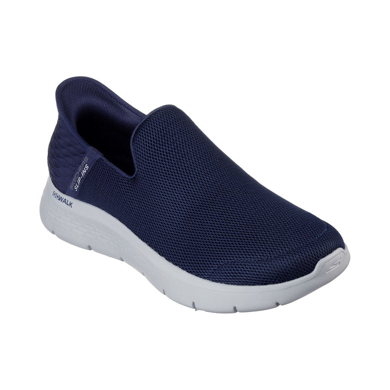 Skechers Go Walk Flex No Hands Zapatillas De Deporte De Hombre De Poliéster Azul Marino