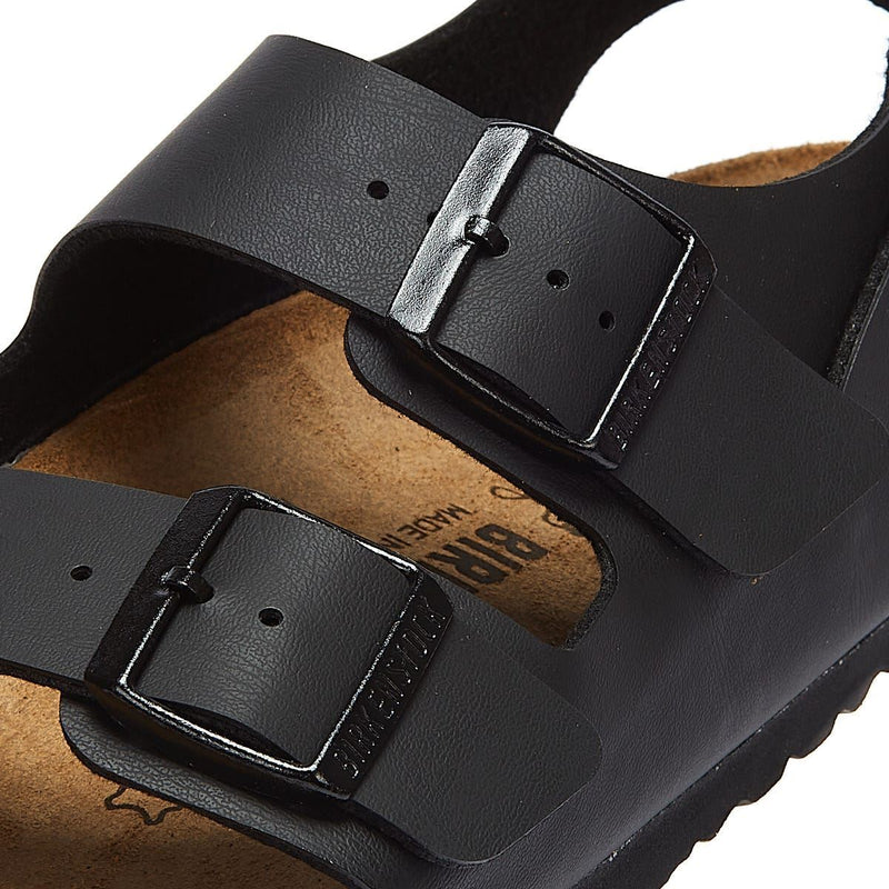 Birkenstock Sandalias Negras Milano Birko Flor