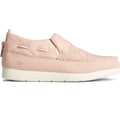 Sperry Moc-Sider Zapatos Mocasines De Ante En Tono Rosa Para Mujer