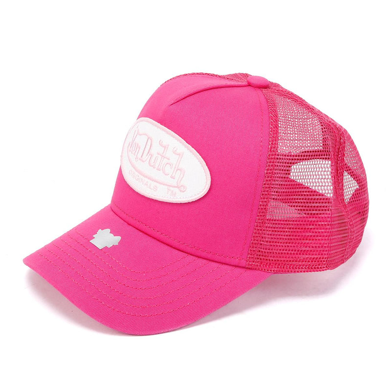 Von Dutch Trucker Boston Gorras Rosadas De Algodón