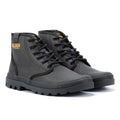 Palladium Pampa Hi Wax Botas De Lona Negra