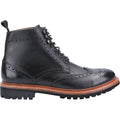 Cotswold Rissington Commando Botas Negras De Cuero Para Hombre.