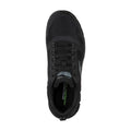 Skechers Track Knockhill Zapatillas De Piel Para Hombre En Negro.