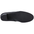 Hush Puppies Anna Tacones Negros De Cuero Para Mujeres