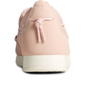 Sperry Moc-Sider Zapatos Mocasines De Ante En Tono Rosa Para Mujer