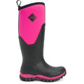 Muck Boots Arctic Sport II Tall Botas De Agua Negras/Rosas De Goma.