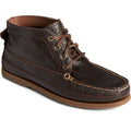 Sperry Authentic Original Boat Chukka Tumbled Botas Marrones Oscuro Para Hombre