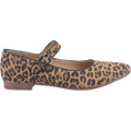 Hush Puppies Melissa Strap Bailarinas De Leopardo Para Mujer De Ante