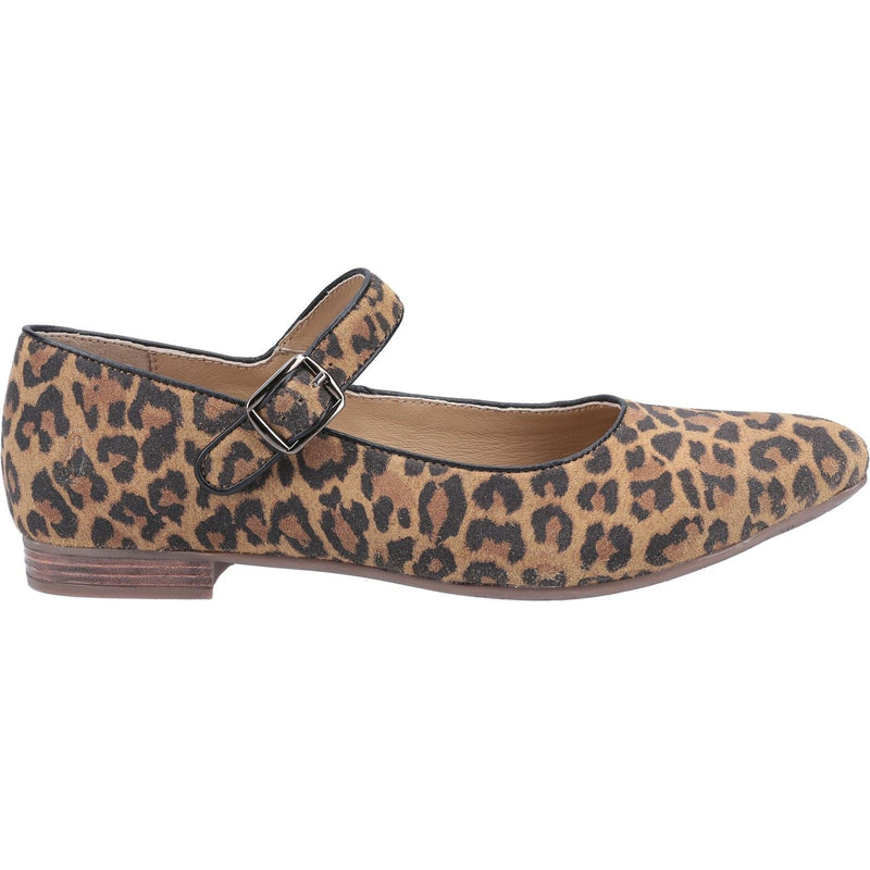 Hush Puppies Melissa Strap Bailarinas De Leopardo Para Mujer De Ante