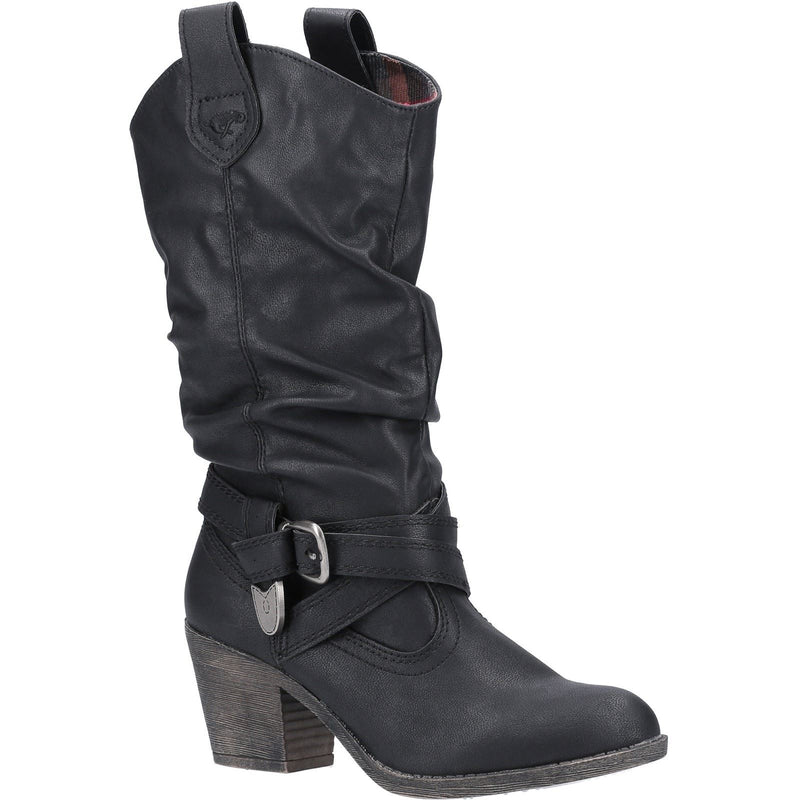 Rocket Dog Sidestep Botas Negras De Mujer