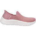 Skechers Go Walk Flex Sunset View Zapatillas De Mujer De Poliéster Color Rosa