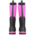 Muck Boots Arctic Sport II Tall Botas De Agua Negras/Rosas De Goma.