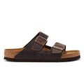 Birkenstock Arizona Birko-Flor Sandalias marrones estrechas para hombre