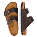 Birkenstock Arizona Birko-Flor Sandalias marrones estrechas para hombre