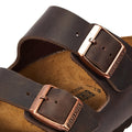 Birkenstock Arizona Birko-Flor Sandalias marrones estrechas para hombre