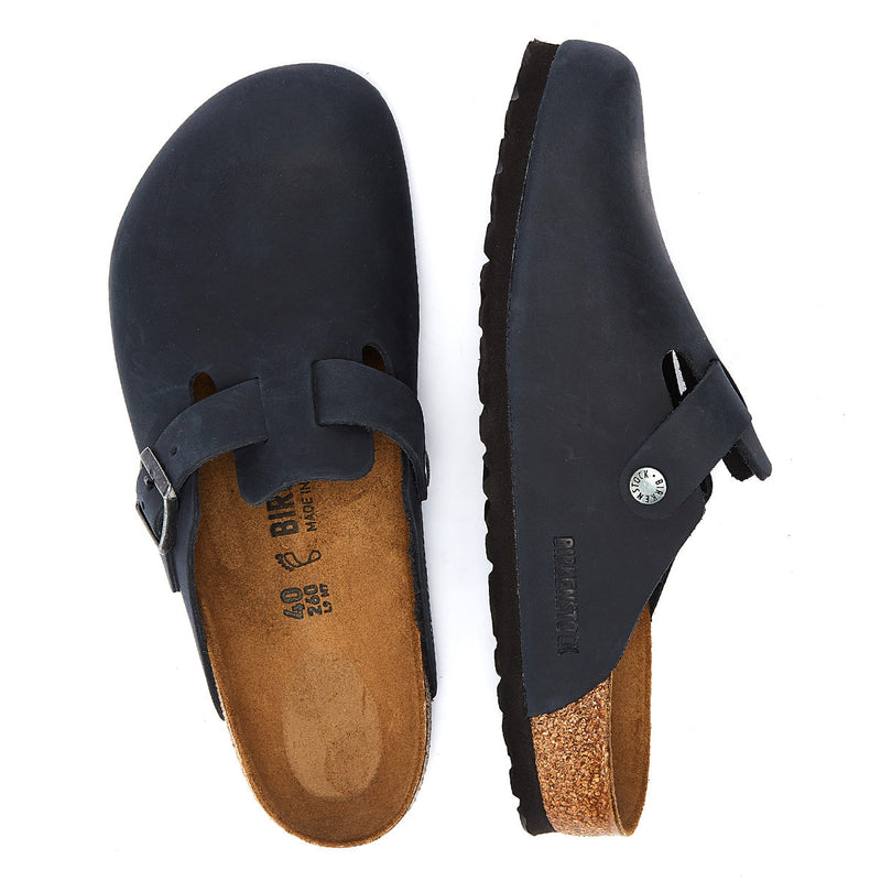 Zapatillas Birkenstock Boston Oiled Nubuck Negras