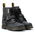 Dr. Martens 1460 Hardware Antique Botas Negras De Cuero Para Mujer