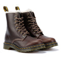 Dr. Martens Serena Botas Marrones De Piel Para Mujer