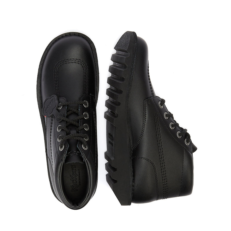 Kickers Botas Negras Kick Hi Zip Junior