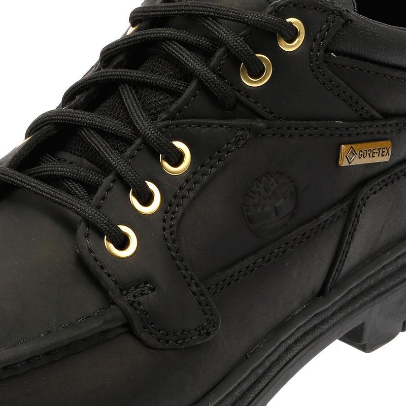 Timberland Heritage Mid Lace Gore-Tex Botas Negras De Cuero Para Hombre.