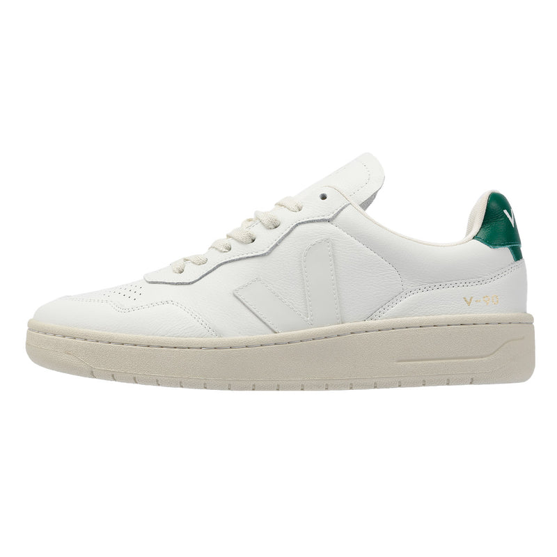 Veja V-90 Zapatillas Blancas De Cuero Para Hombre