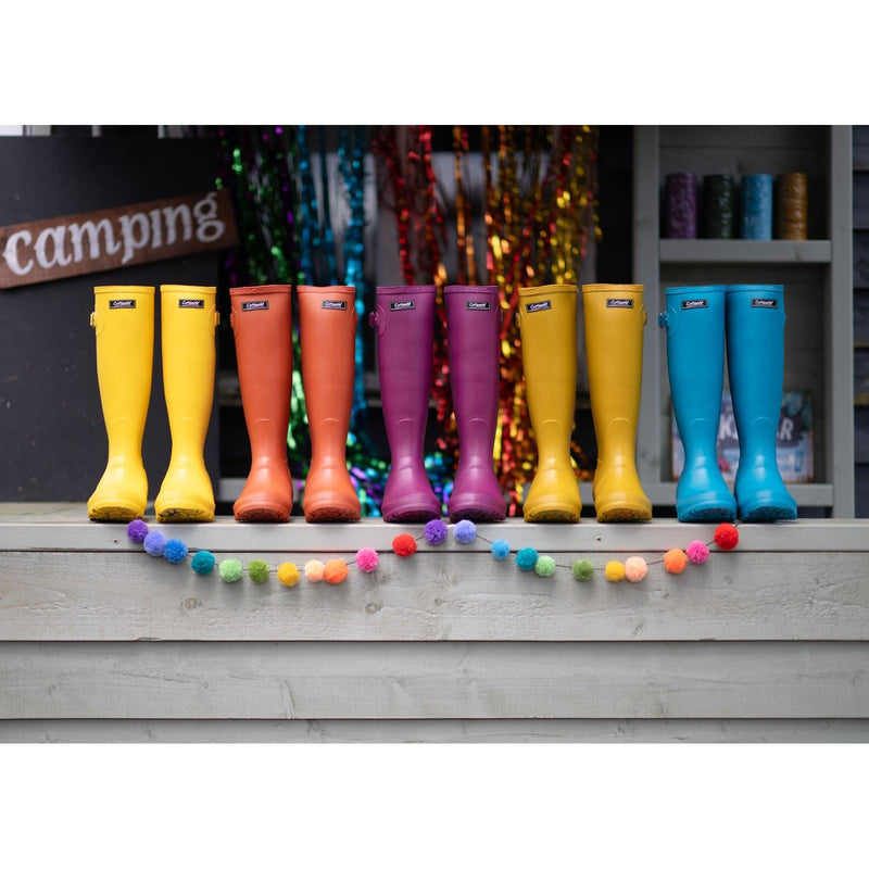 Cotswold Sandringham Botas De Agua De Pvc Con Diseño De Calabaza