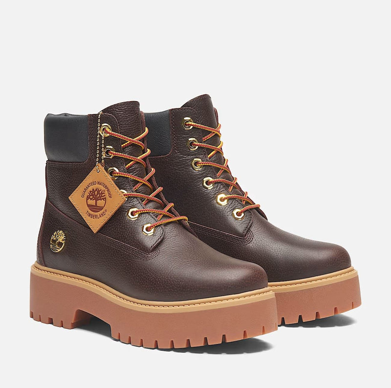 Timberland Stone Street Espresso 6 Inch Botas Marrones De Piel Para Mujer