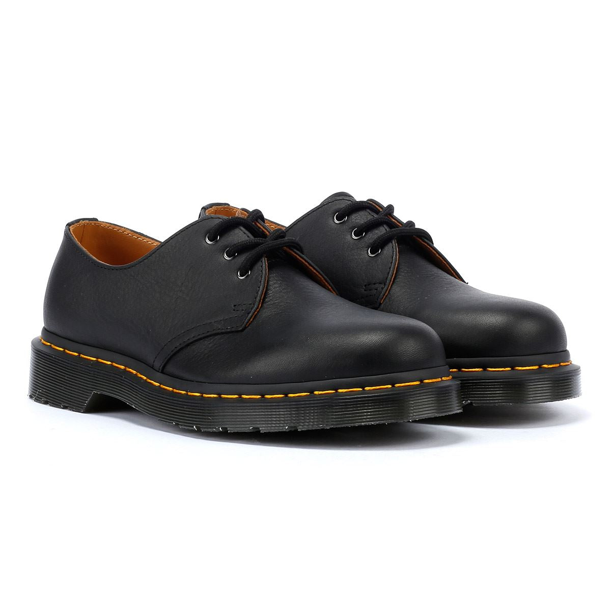 Dr. Martens 1461 Ambassador Zapatos Negros De Cuero Con Cordones