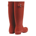 Hunter Original Tall Botas De Agua Rojas Militares De Mujer De Caucho.