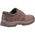 Cotswold Thickwood Zapatos De Hombre De Cuero Nobuck Marrón Con Cordones.