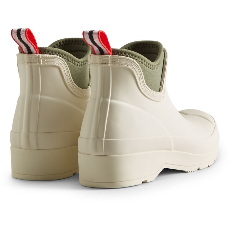 Hunter Play Chelsea Neoprene Botas De Agua Blancas Sombreadas Para Mujer De Goma.