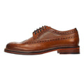 Ben Sherman Archie Brogue Zapatos De Cuero Marrones Con Cordones Para Hombre.