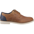 Pod Hampton Zapatos De Cuero Marrones Con Cordones Para Hombre.