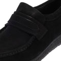 Clarks Originals Wallabee Mocasines De Ante Negros Para Hombre