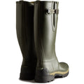 Hunter Balmoral Adjustable Botas De Agua En Color Verde Oliva Oscuro.