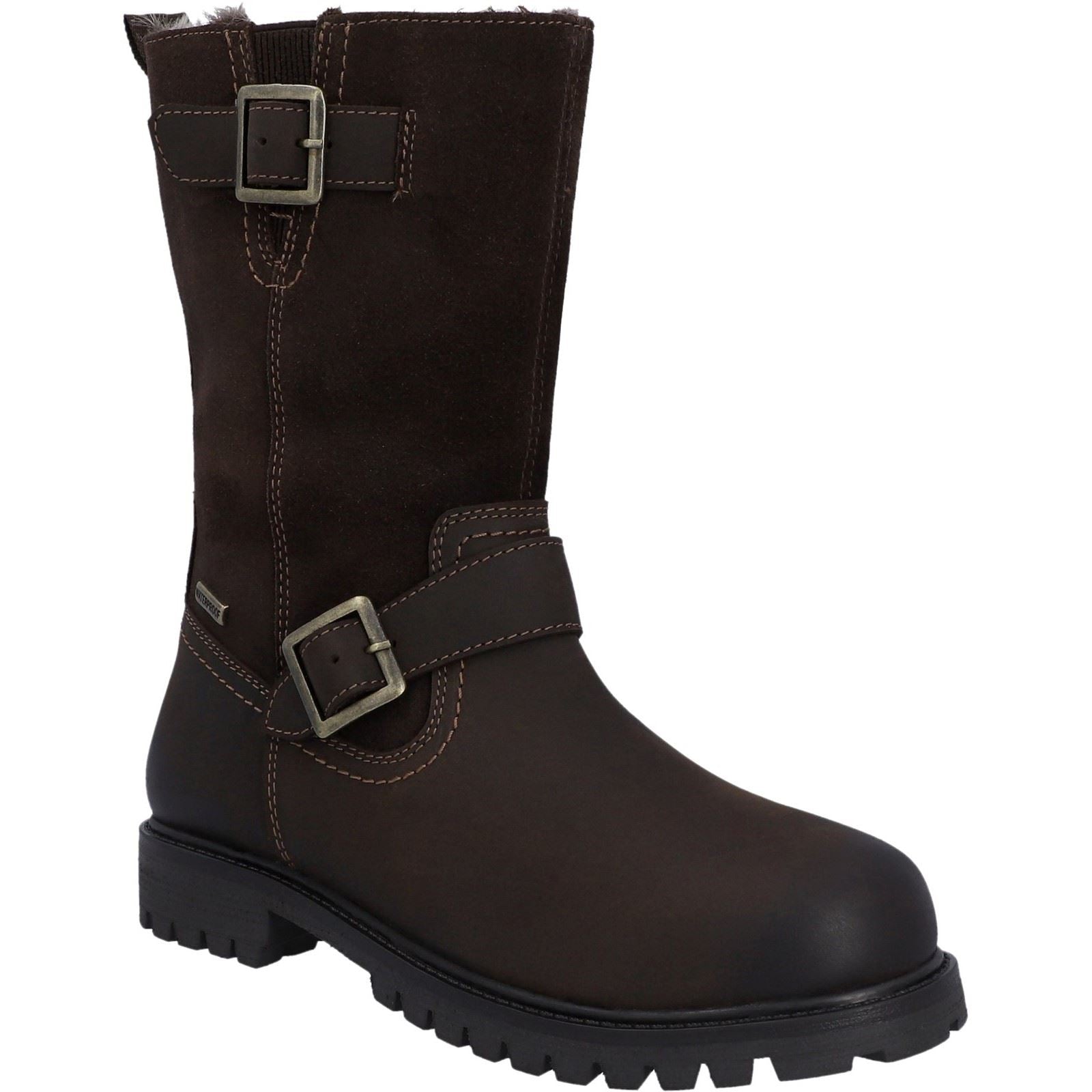 Hunter Ness Botas Marrones De Piel Para Mujer