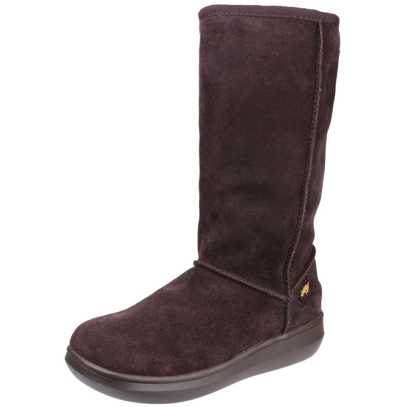 Rocket Dog Sugardaddy Botas De Ante Para Mujer En Color Chocolate.