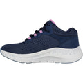 Skechers Arch Fit 2.0 Rainy Days Zapatillas De Tela Para Mujer En Azul Marino/Morado