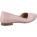 Hush Puppies Marley Ballerina Zapatos Planos De Cuero Color Rosado Para Mujer