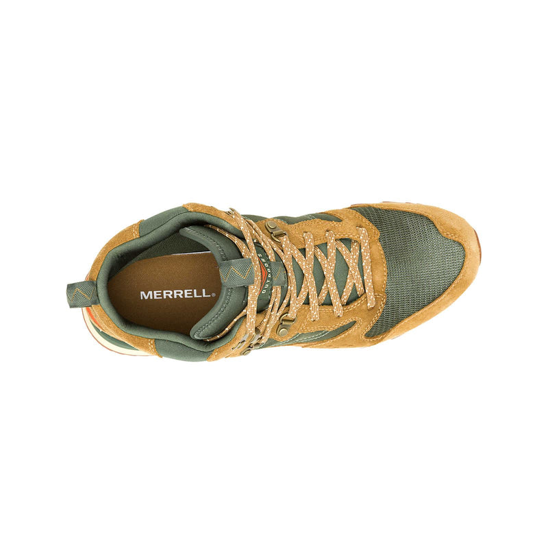 Merrell Alpine 83 Recraft Mid Zapatillas Verdes De Ante Para Hombre