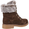 Hush Puppies Florence Botas De Cuero Para Mujer En Color Chocolate