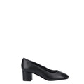 Hush Puppies Anna Tacones Negros De Cuero Para Mujeres