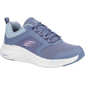 Skechers Vapor Foam Zapatillas De Deporte Para Mujer En Azul Pizarra/Rosa.