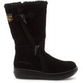 Rocket Dog Slope Botas De Mujer De Ante Negras.